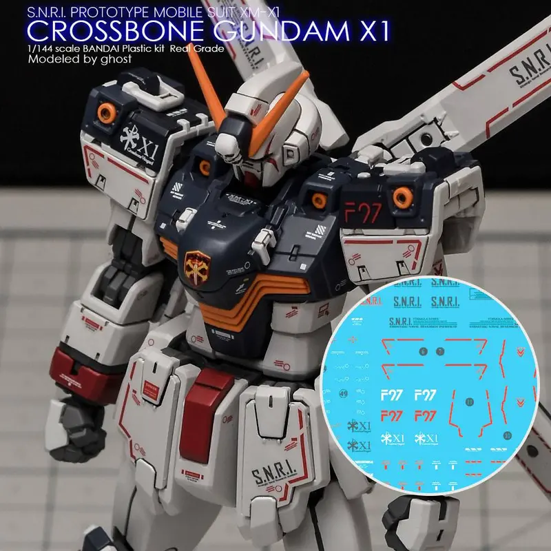 G-Rework Decal Rg31 Rg Crossbone Gundam X1 1