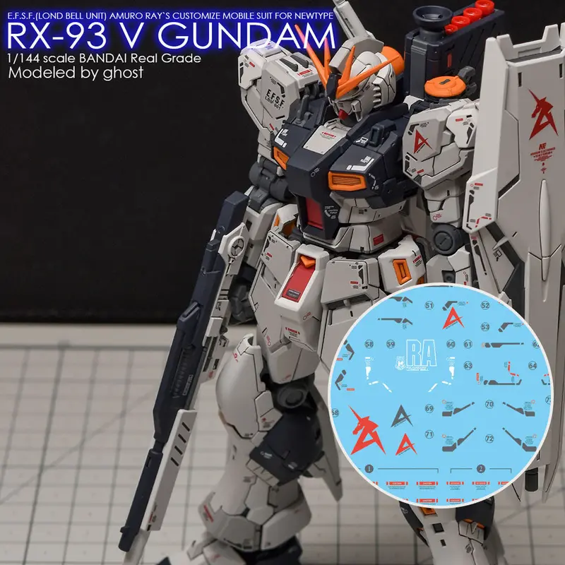 G-Rework Decal Rg32 Rg Nu Gundam (Decal V2.0) 1