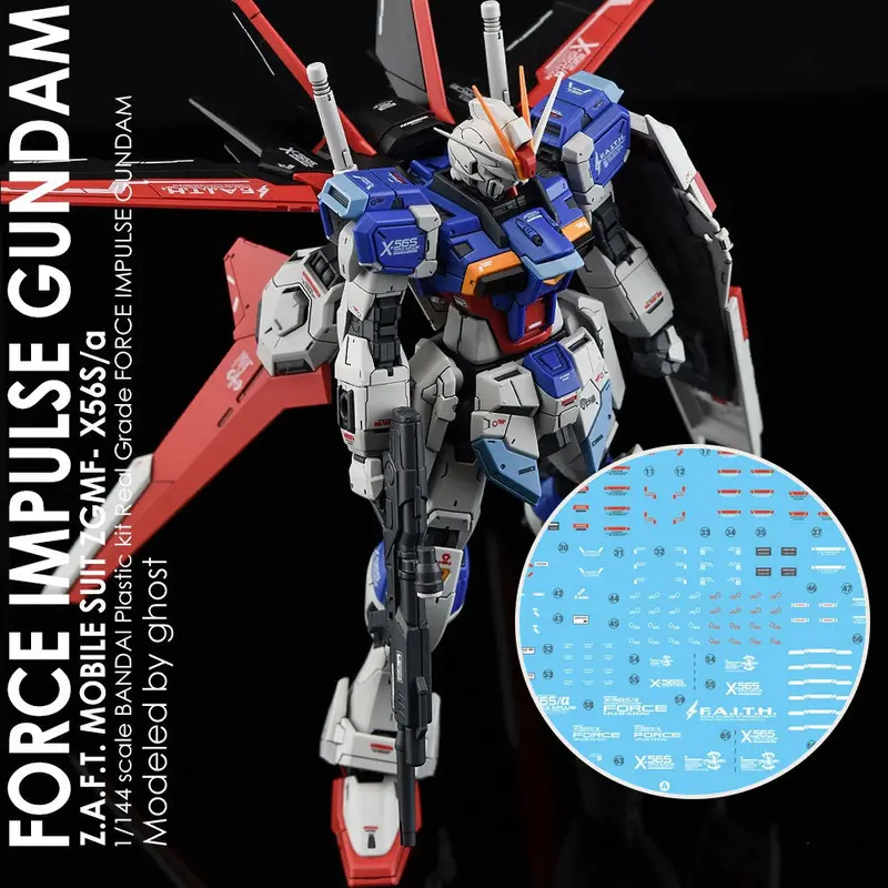 G-Rework Decal Rg33 Rg Force Impulse Gundam 1