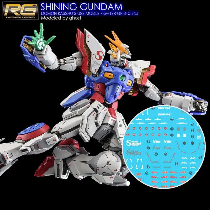 G-Rework Decal Rg42 Rg Shining Gundam 1