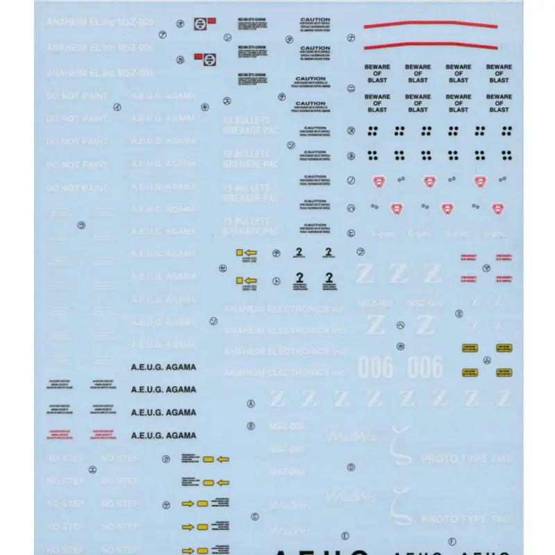 Gd-01 Mg Zeta Gundam Decal 1