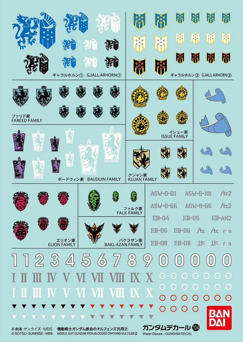 Gd-104 Iron-Blooded Orphans Series 2 Decal 2