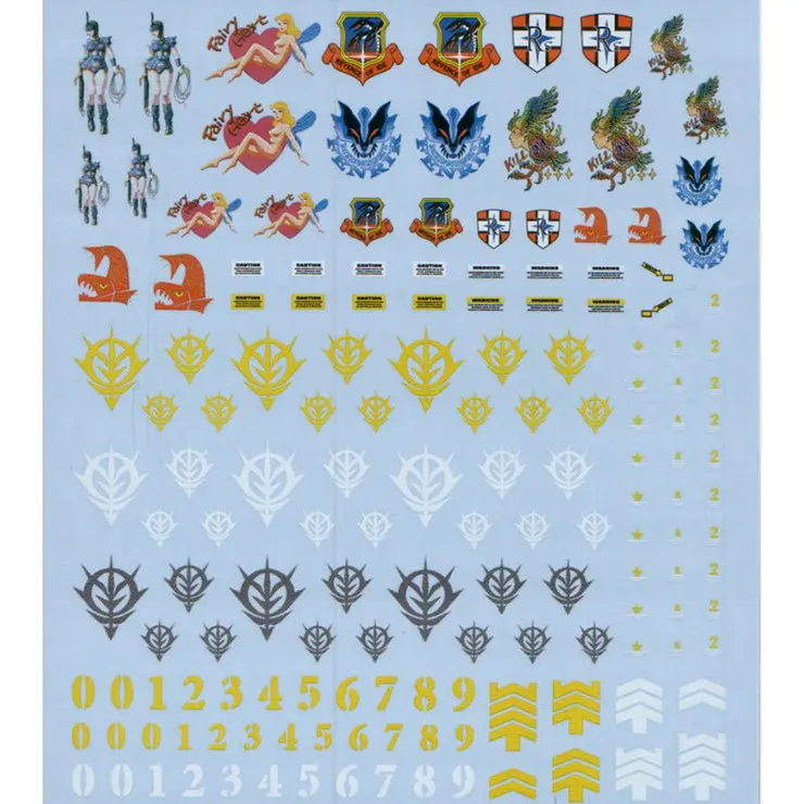 Gd-17 Mg Zeon Mobile Suit Decal 1