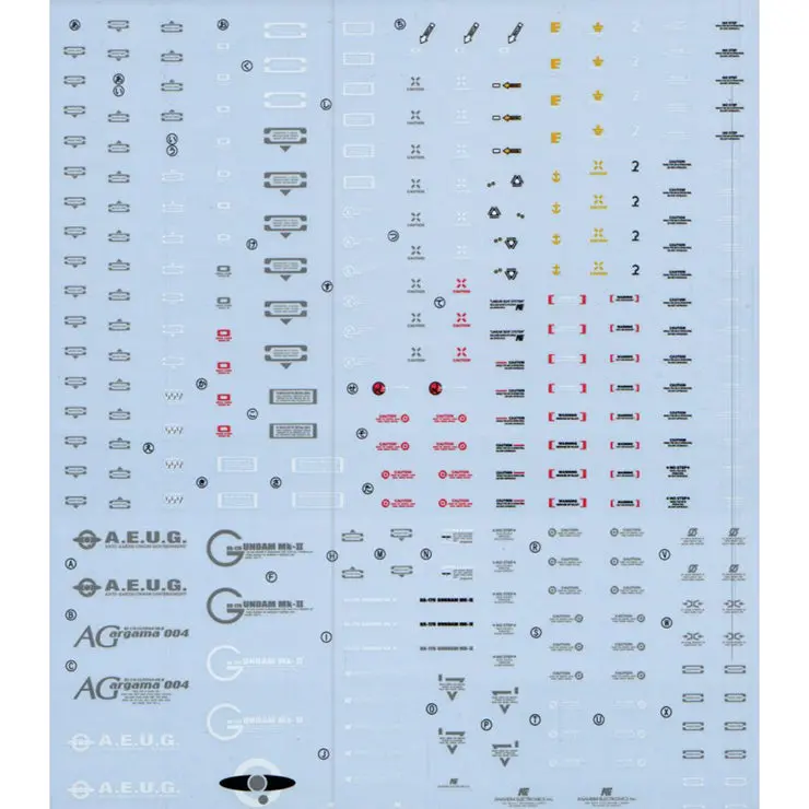 Gd-19 Mg Gundam Mk-Ii Aeug Ver 2.0 Decal 1