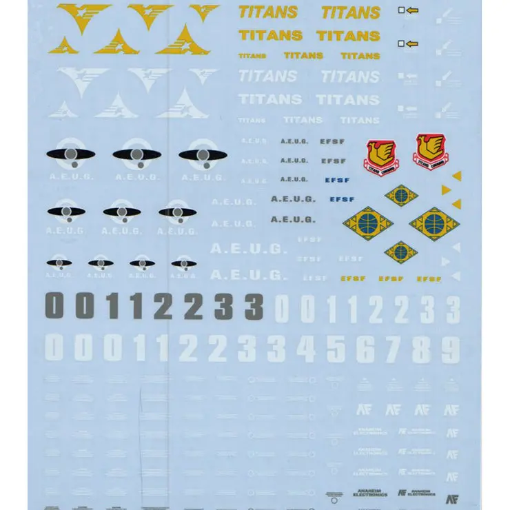 Gd-22 Mg Zeta Gundam Series Decal 1