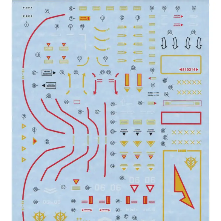 Gd-59 Mg Zaku Ii Ver 2.0 Real Type Decal 1