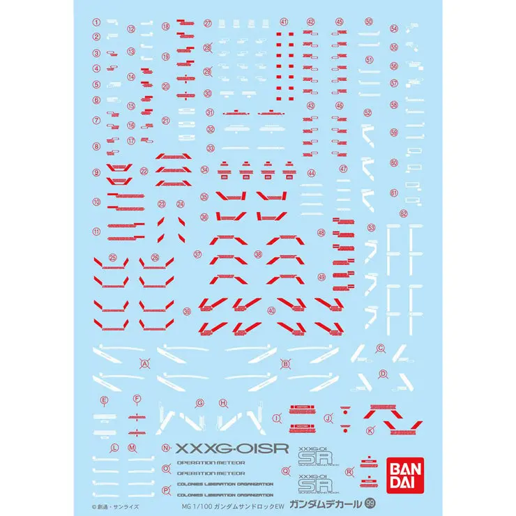 Gd-99 Mg Gundam Sandrock Ew Ver Decal 1