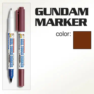 Gm407 Gundam Marker Real Touch Brown 1