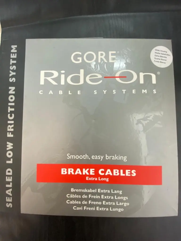 Gore 特長爬山車防水制線套裝~白色 / Gore Extra Long Sealed System Brake Case Set~White 1