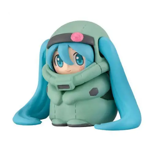 Gundam 45Th X Hatsune Miku Capsule Toy B: Zaku Ii (Sitting) 1