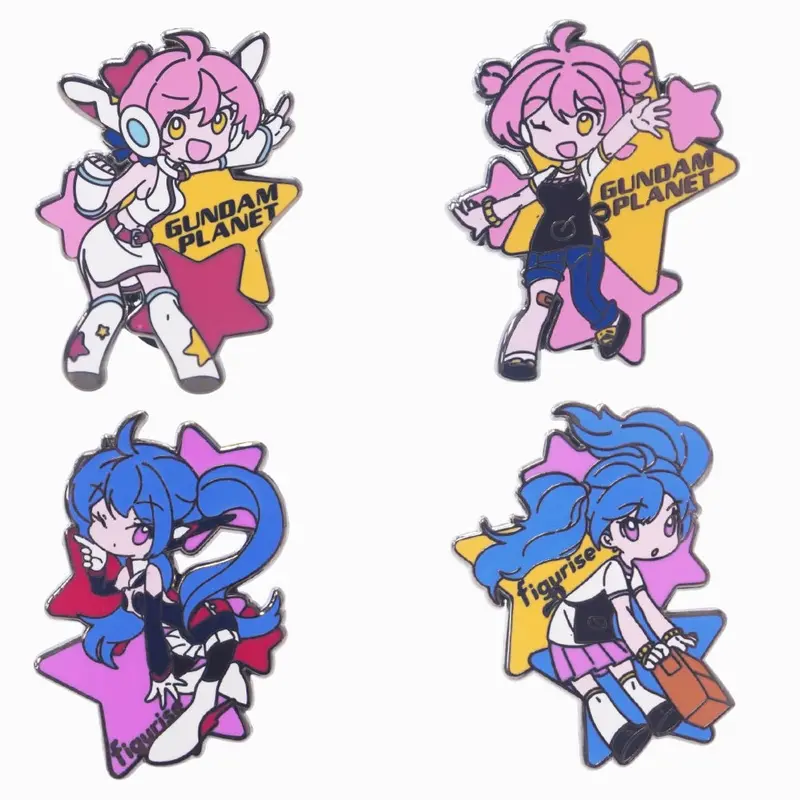 Gundam Planet Anime Nyc 2024 Enamel Pin Collection 1