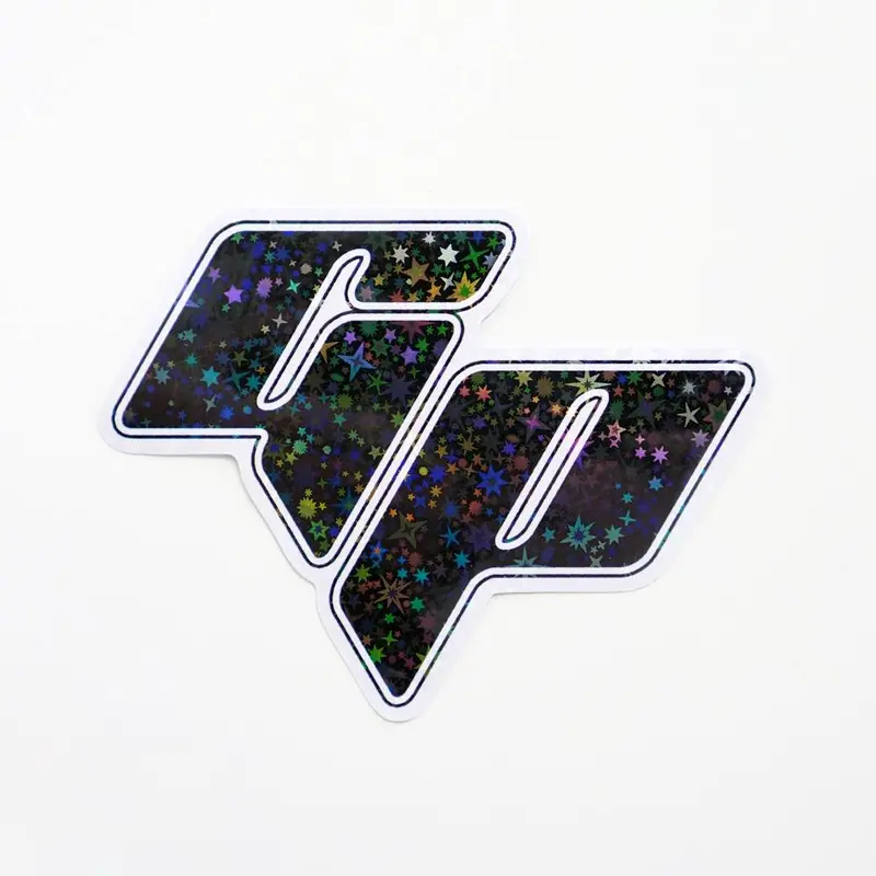 Gundam Planet Classic Logo Sticker (4-Inch, Starburst) 1