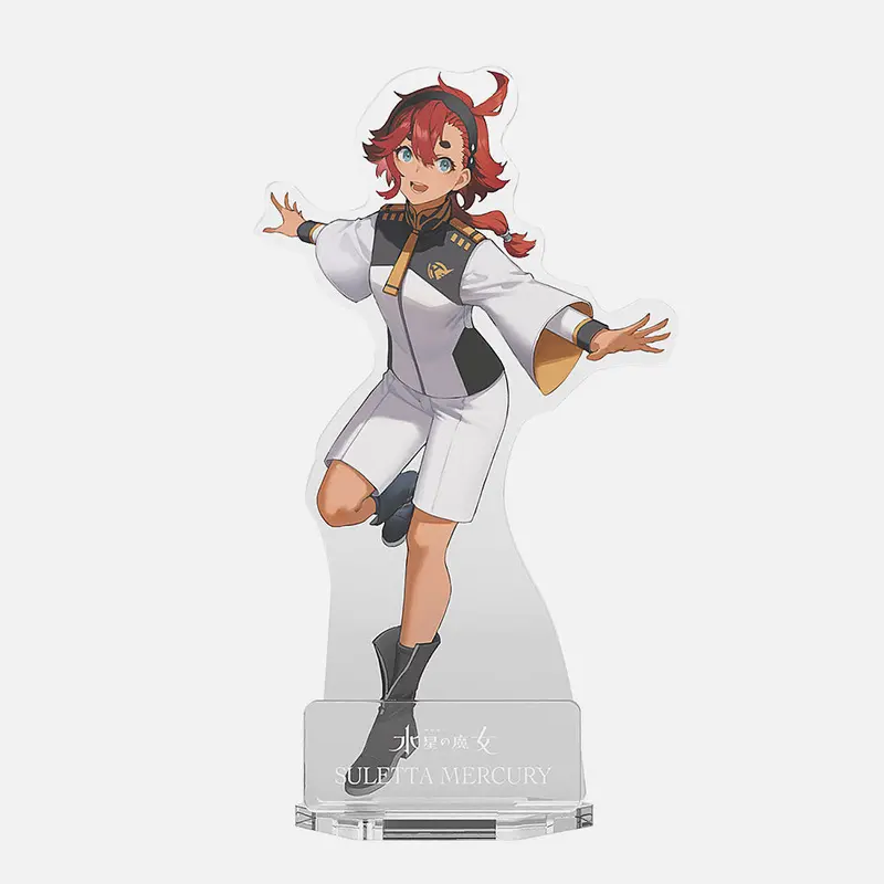 Gunpla Package Art Acrylic Stand: Suletta Mercury 1
