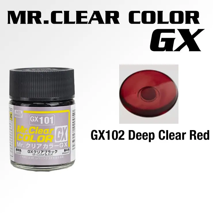 Gx102 Mr. Color Gx Deep Clear Red 1
