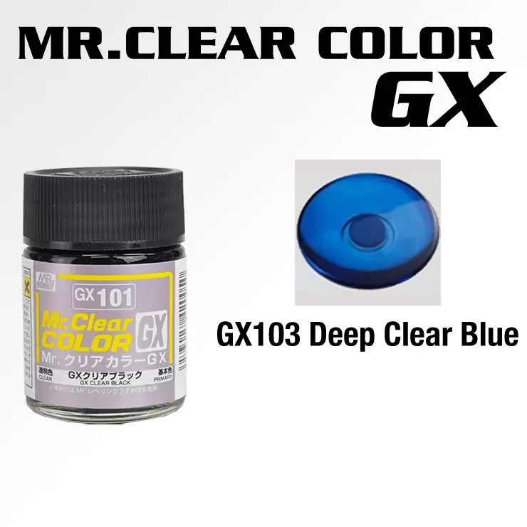 Gx103 Mr. Color Gx Deep Clear Blue 1