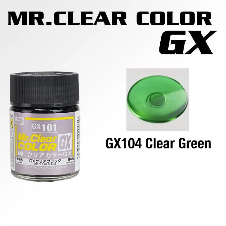 Gx104 Mr. Color Gx Clear Green 1