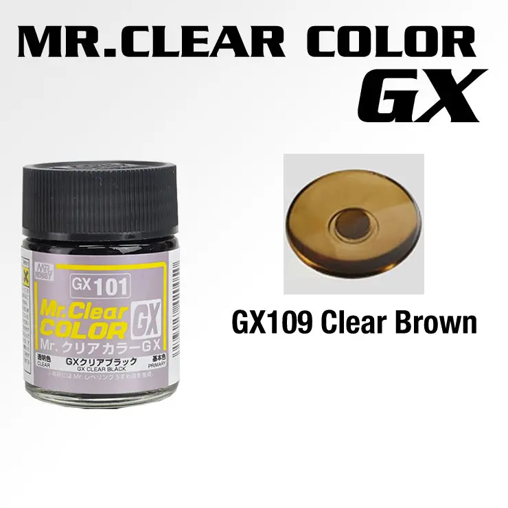 Gx109 Mr. Color Gx Clear Brown 1