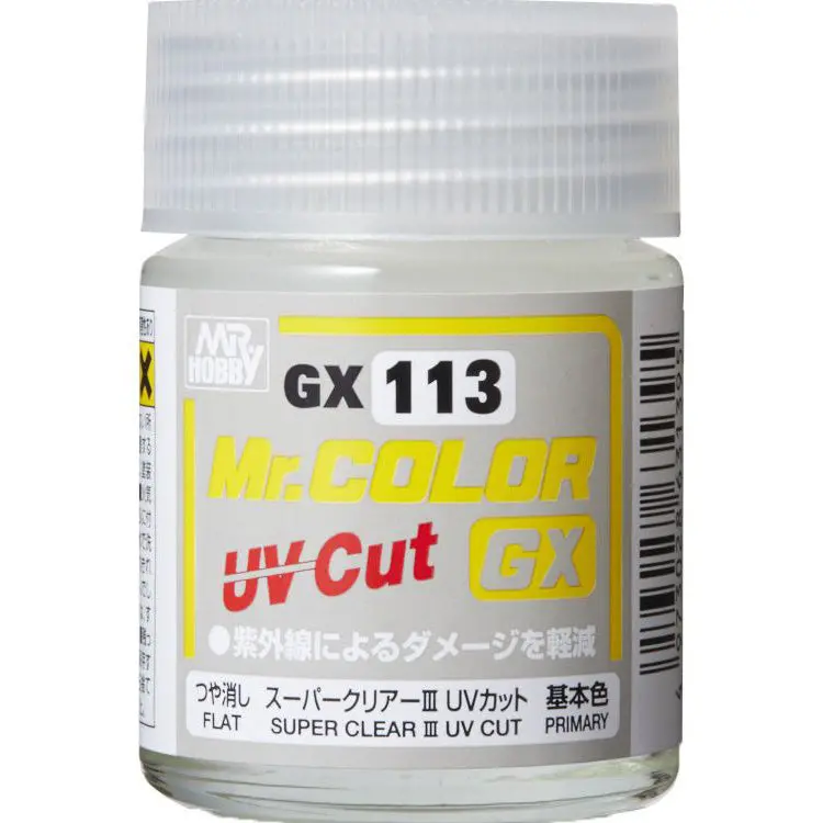 Gx113 Mr. Color Gx Super Clear Iii Uv Cut Flat 1
