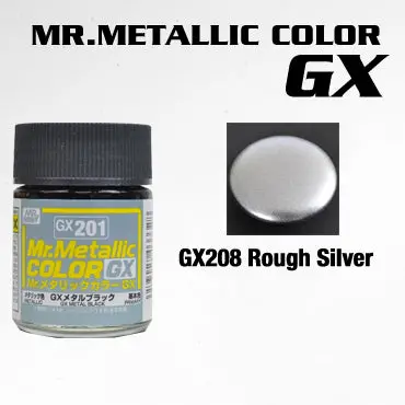 Gx208 Mr. Metallic Color Gx Metal Rough Silver 1