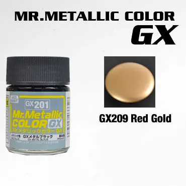 Gx209 Mr. Metallic Color Gx Metal Red Gold 1