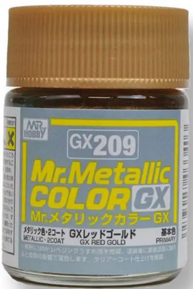 Gx209 Mr. Metallic Color Gx Metal Red Gold 2
