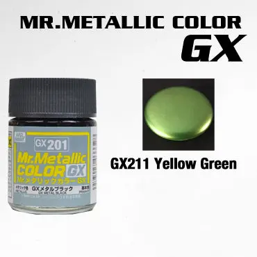 Gx211 Mr. Metallic Color Gx Metal Yellow Green 1