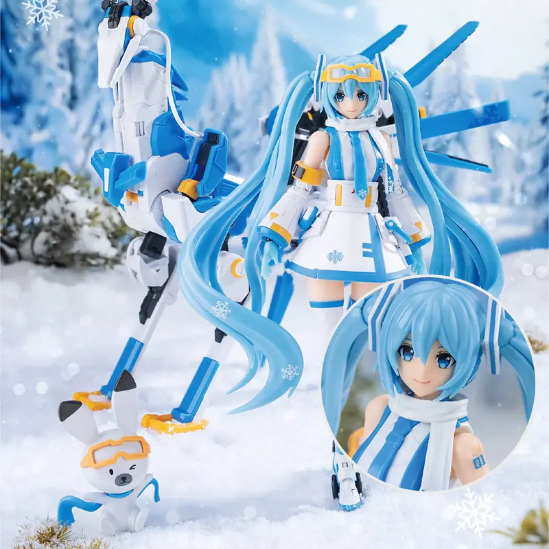 Hatsune Miku "Snow Mirai Echoes Of Freezing Point" Model Kit 1
