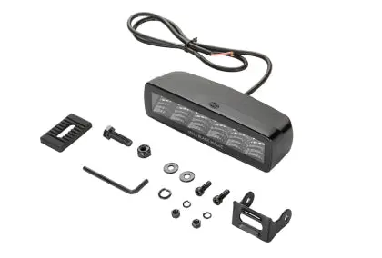 Hella Universal Black Magic 6 L.E.D. Mini Light Bar - Flood Beam 1