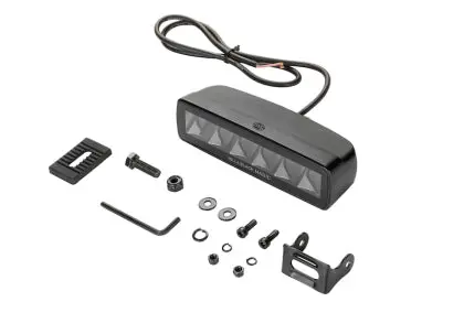 Hella Universal Black Magic 6 L.E.D. Mini Light Bar - Spot Beam 1