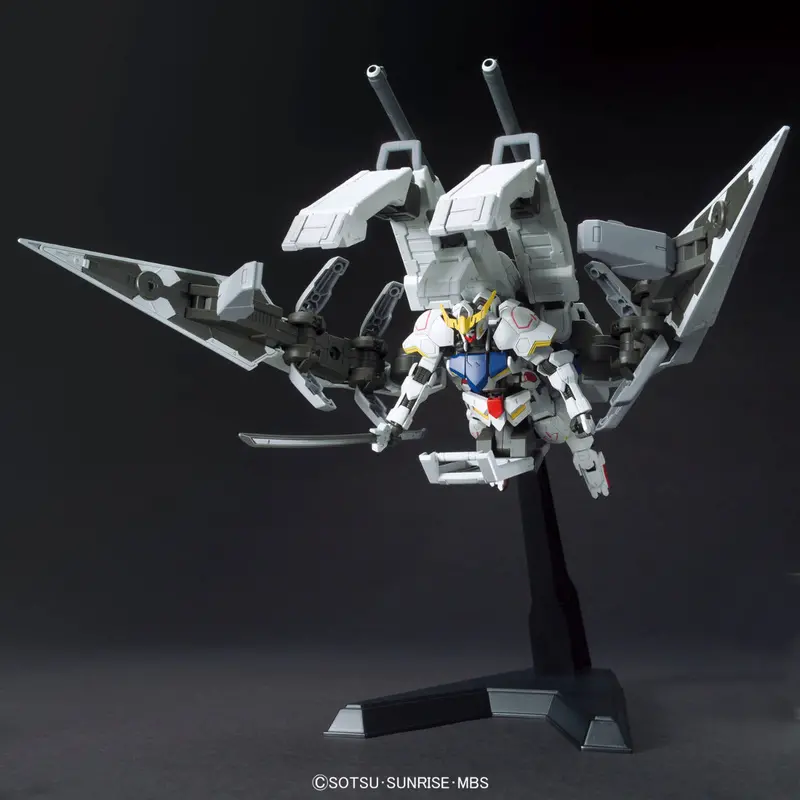 Hg Ibo Gundam Barbatos & Long Distance Transport Booster Kutan Type-Iii 2