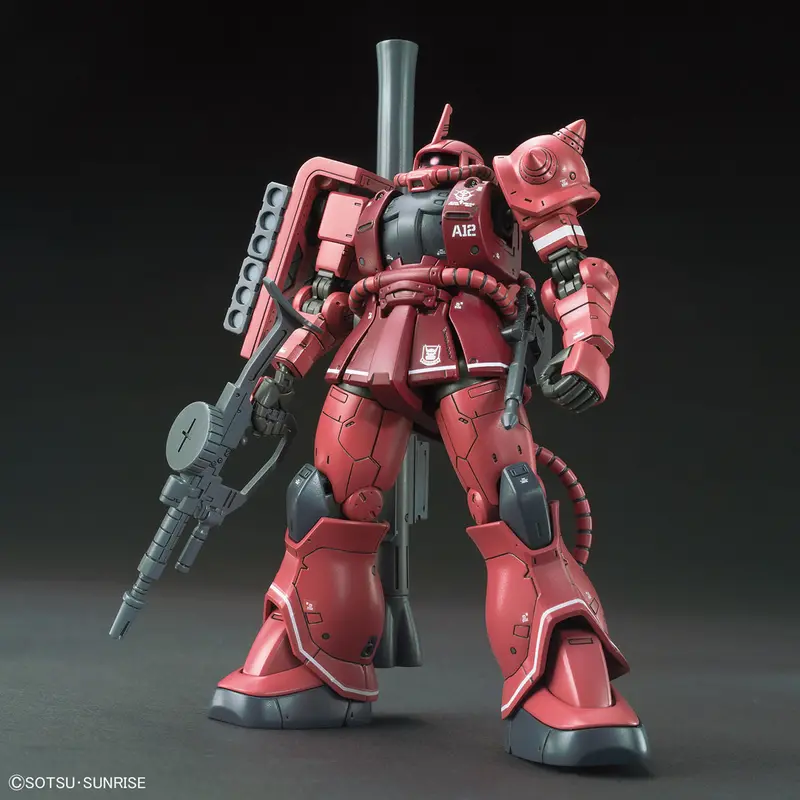 Hg Ms-06S Zaku Ii Char Custom Red Comet (Gundam The Origin Ver.) 2