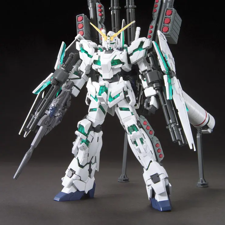 Hguc Rx-0 Full Armor Unicorn Gundam (Destroy Mode) Green Color Ver. 1