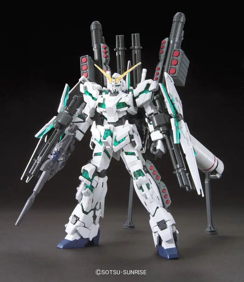 Hguc Rx-0 Full Armor Unicorn Gundam (Destroy Mode) Green Color Ver. 2