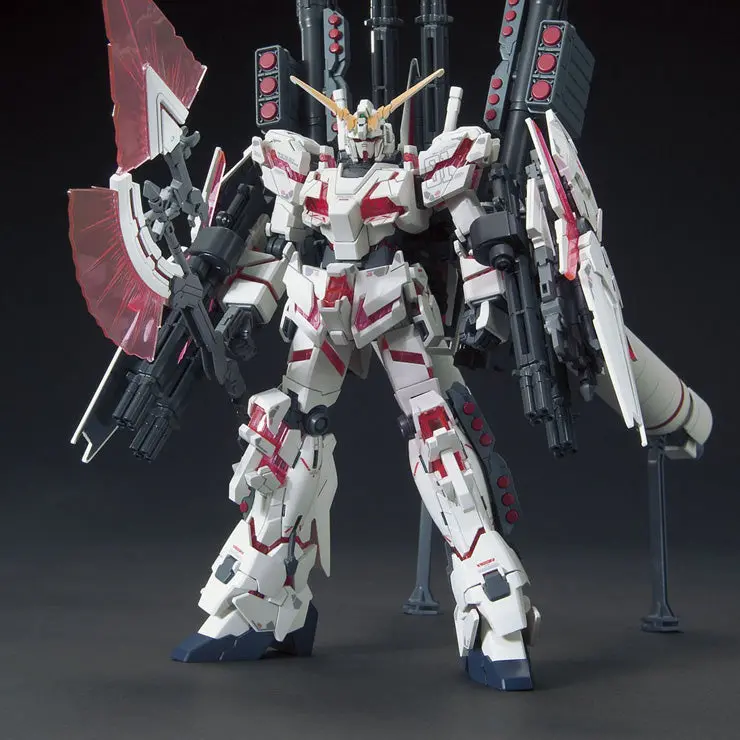 Hguc Rx-0 Full Armor Unicorn Gundam (Destroy Mode) Red Color Ver. 1