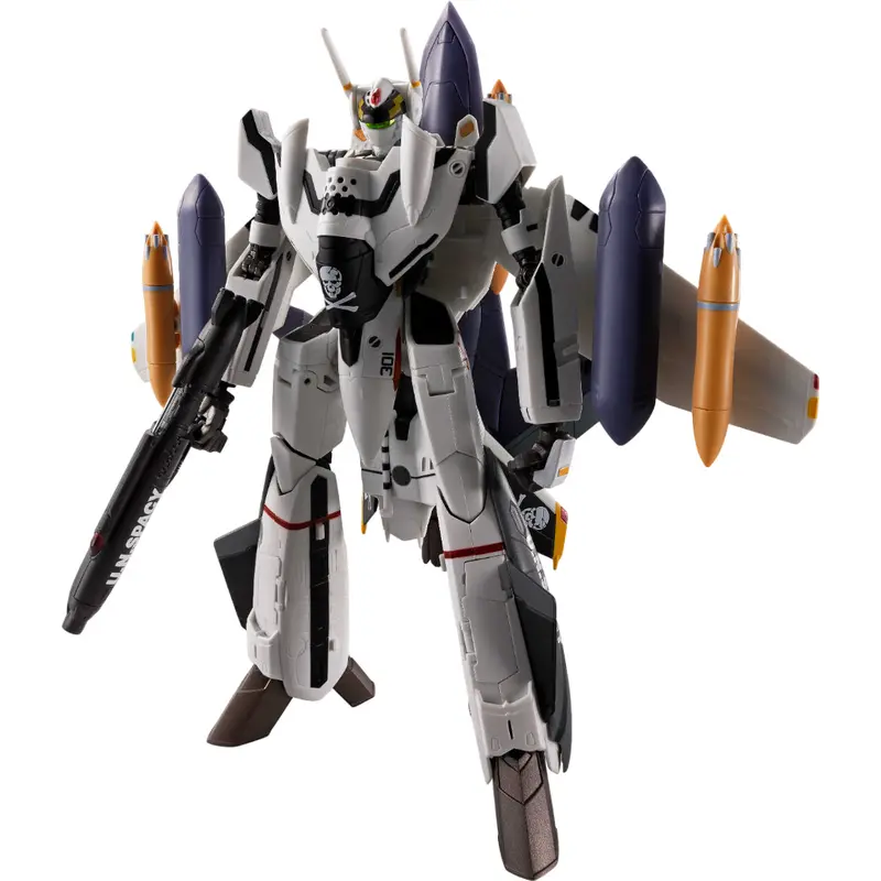 Hi-Metal R Vf-0S Phoenix (Roy Focker Use) + Qf-2200D-B Ghost (Macross) 1