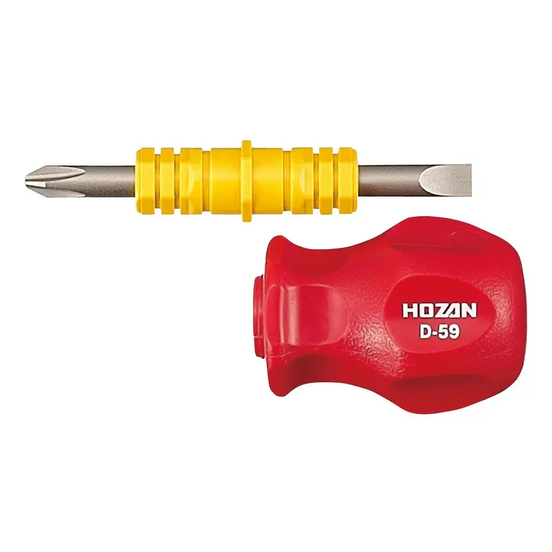 Hozan D-59 短型可轉換螺絲批 / Hozan D-59 Reversible Stubby Screwdriver 1
