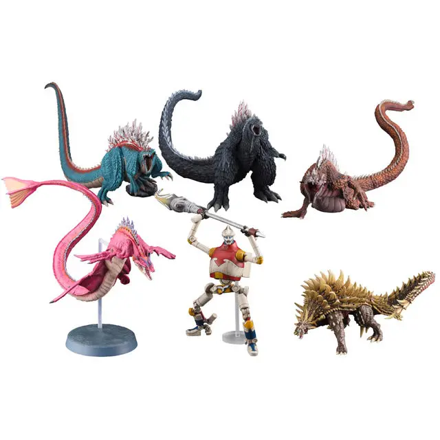Hyper Modeling Series Godzilla Singular Point Trading Figures (Set) 1