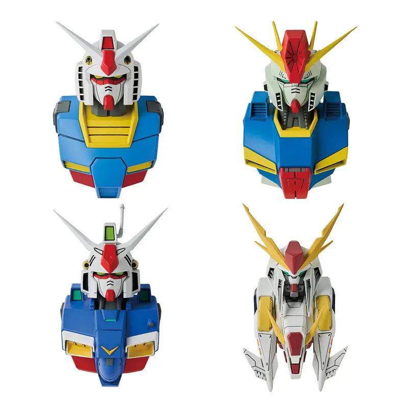 Ichibansho Zakka Gundam Ms Head Magnet (Universal Century Saga) (Set) 1