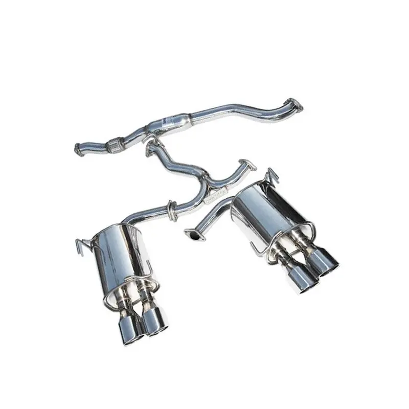 Invidia Q300 Catback Exhaust Stainless Tips - Fits Subaru Wrx & Sti 2015-2017 1