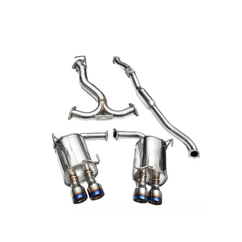 Invidia Q300 Catback Exhaust Titanium Tips - Fits Subaru Wrx & Sti 2015-2017 1