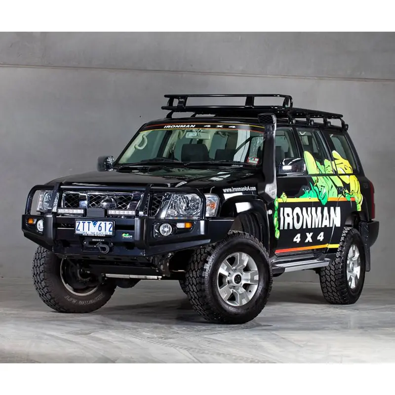 Ironman 4X4 Commercial Deluxe Bull Bar For Nissan Patrol Gu Series 1,2,3 1998 To 2004 Coil Only 1