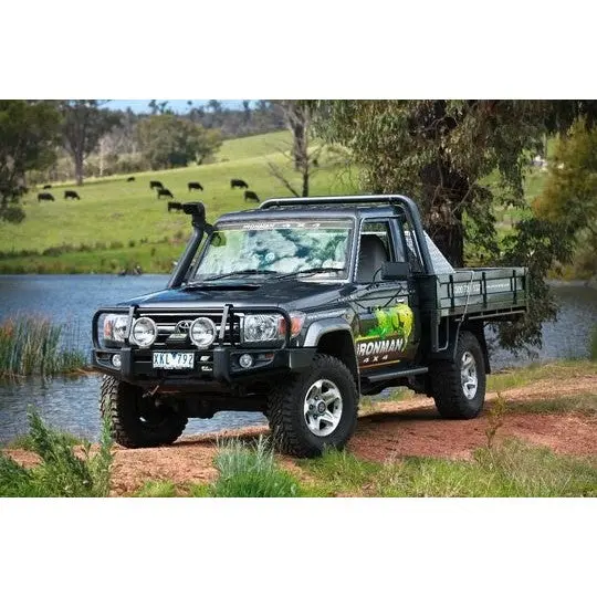 Ironman 4X4 Commercial Deluxe Bull Bar For Toyota Landcruiser 75/78/79 Series 1984 To 2007 1