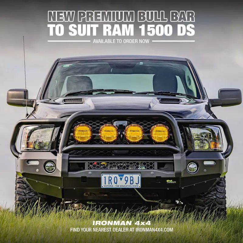 Ironman 4X4 Premium Bull Bar For Ram 1500 Ds 2014 To 2019 1