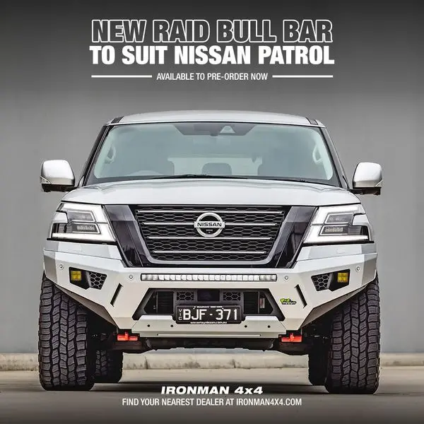 Ironman 4X4 Raid Bull Bar For Nissan Patrol Y62 Series 5 2020+ 1