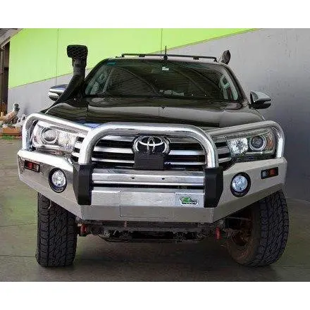 Ironman Polished Alloy Bull Bar For Toyota Hilux N80 2015 To 04/2018 1