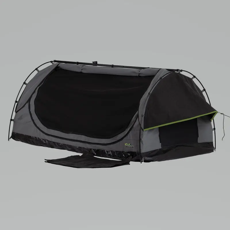 Ironman Ridge Pole King Single Swag - Grey 1