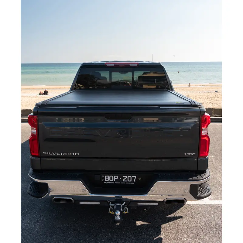 Ironman Slide Away Roll Up Hard Tonneau Cover For Chevrolet Silverado 1500 2019+ 1