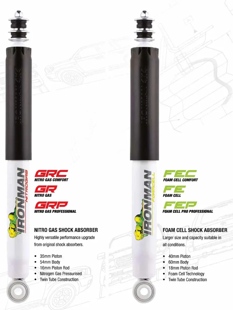 Ironman Suspension 2" Lift Kit For Holden Rodeo Ra Ra7 2003 To 2012 4