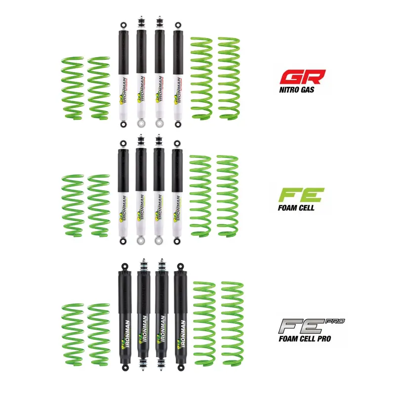 Ironman Suspension 2" Lift Kit For Nissan Gu Patrol Y61 Wagon Lwb 1