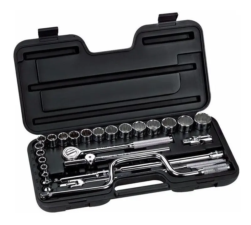 Juego De Dados 1/2" Pulgadas 27 Pzs Stanley 1